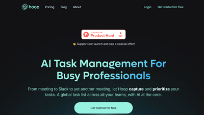 Hoop - Manage Your Tasks More Easily