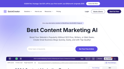 QuickCreator - Simplify Content Creation and SEO Optimization