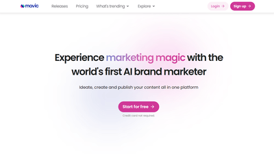 Mavic - Your AI-Powered Brand Marketer for Effortless Marketing