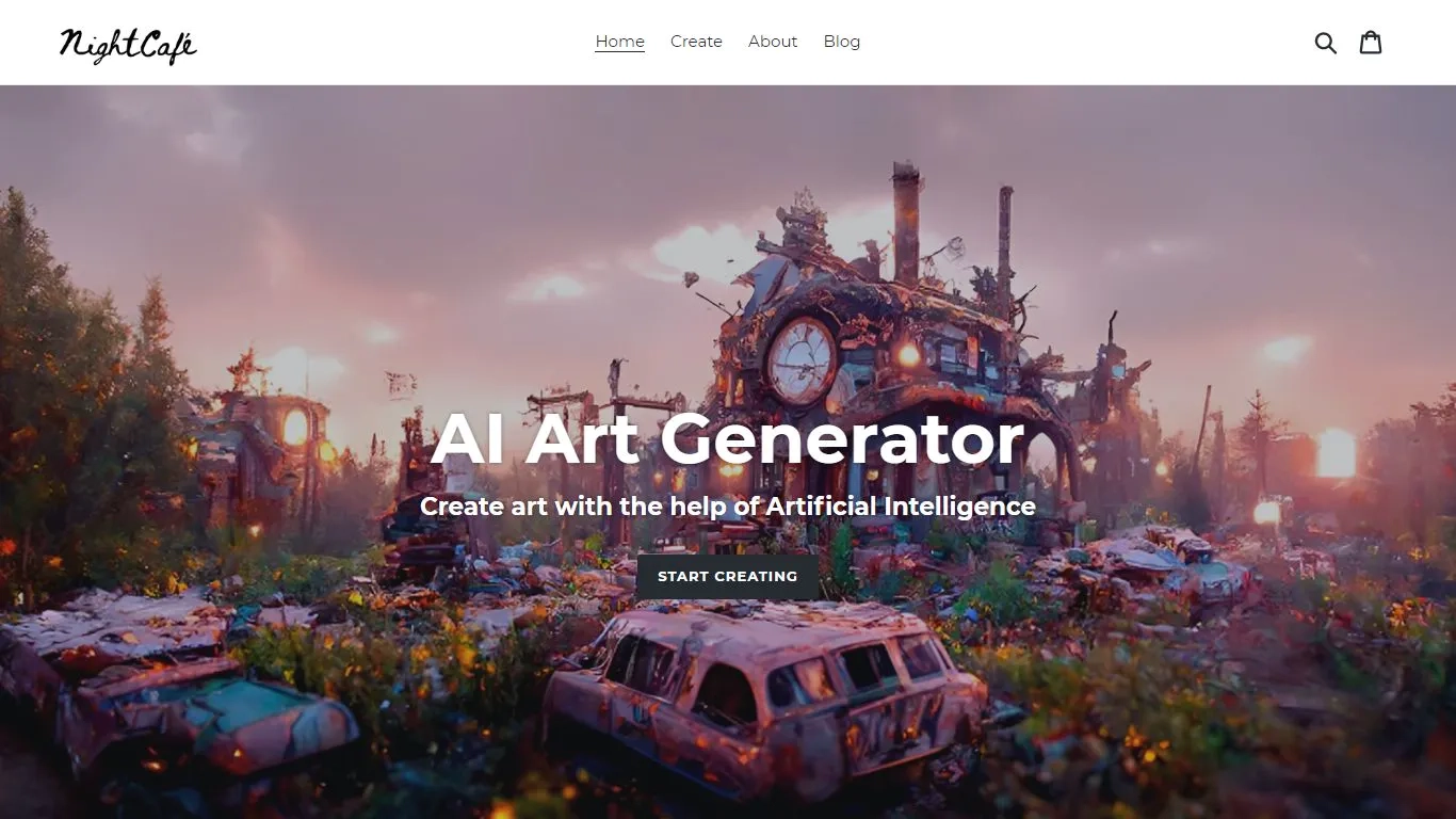 NightCafe - AI Art Generation & Online Art Store