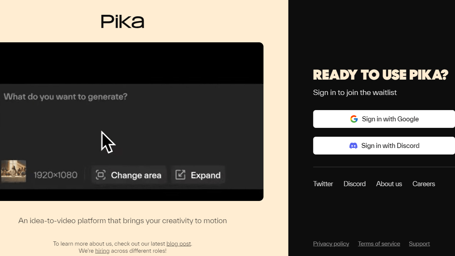 Pika - for Generating Movie Magic