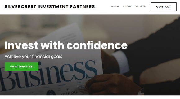 Investment firm website