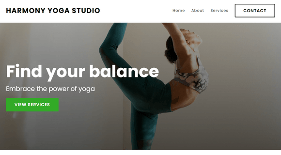 Yoga website