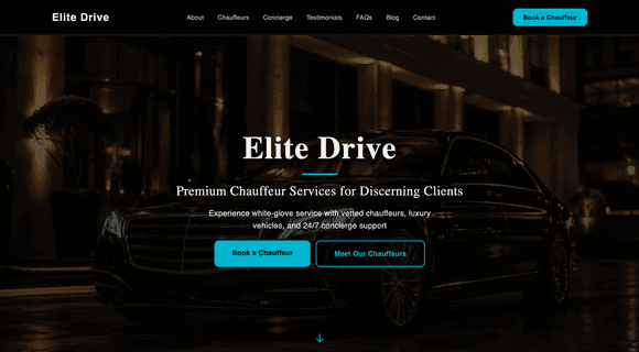 Luxury car service app