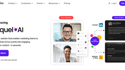 Sequel AI - Generates Content After Every Webinar or Live Event