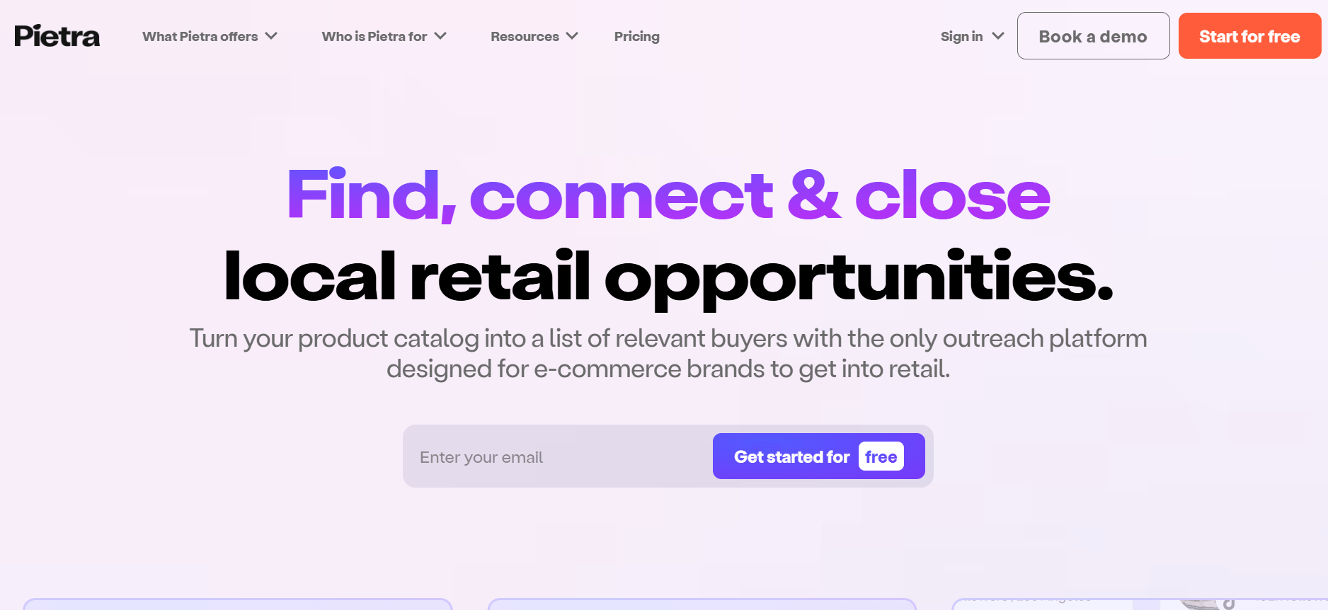 Retail Connect by Pietra - Reach Local Stores Directly & Close Deals