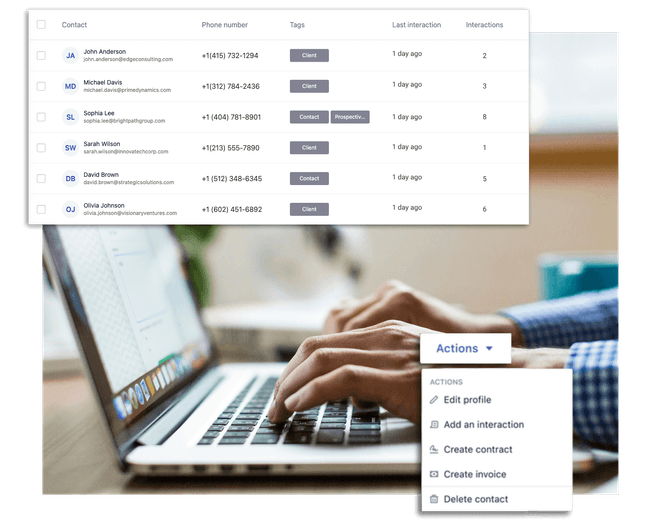 Streamlined contact management made simple