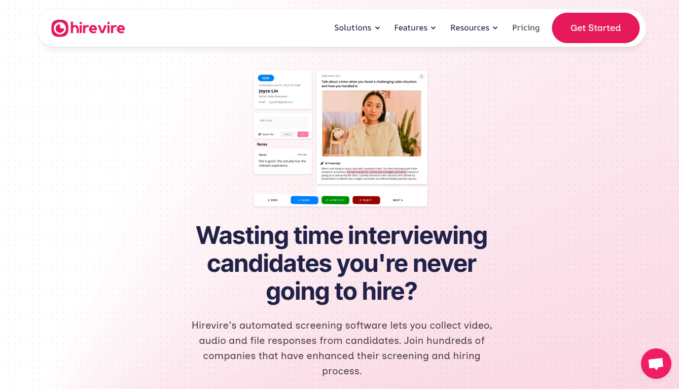 Hirevire - Automated Screening for Faster Hiring