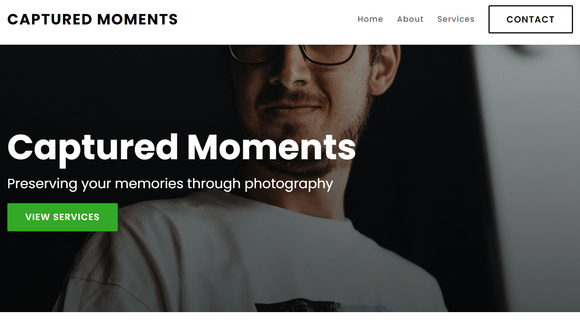 Photography website