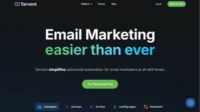 Tarvent - Simplify Your Email Marketing