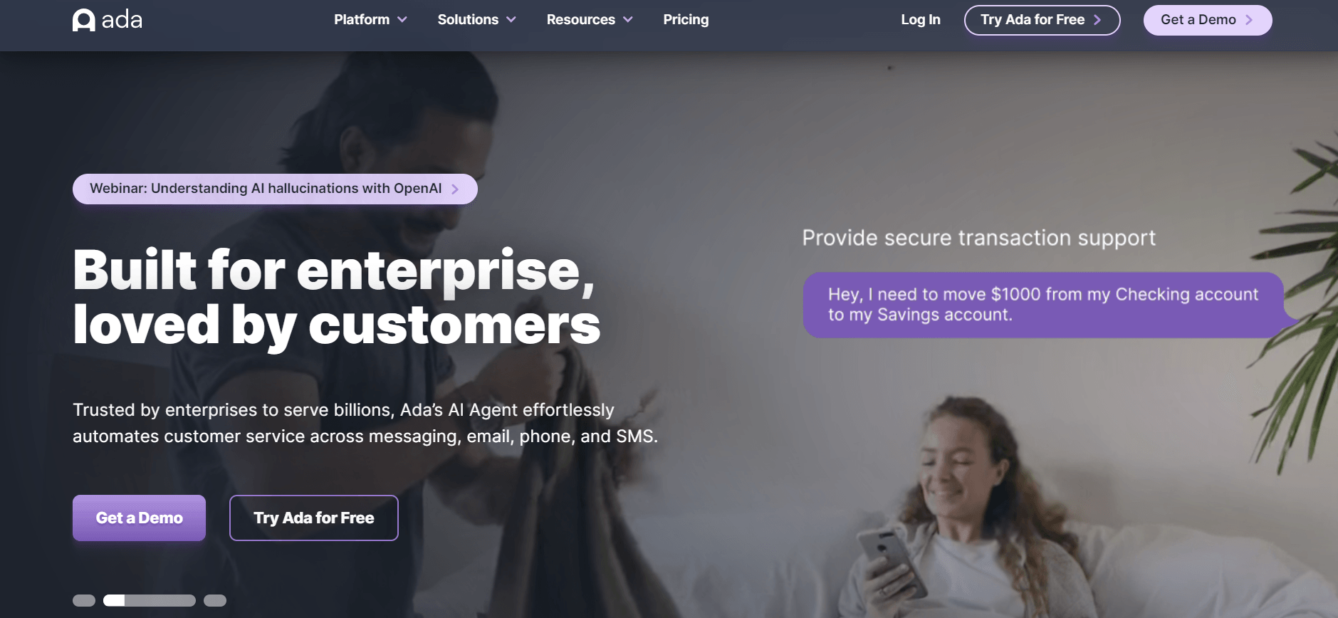 Ada - Automated Support for Effortless Customer Service