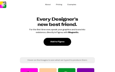 Magestic - AI-powered Text to Image & Unique Icon Sets for Figma