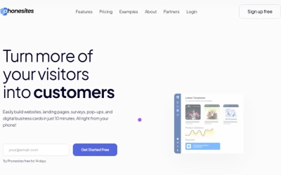 Phonesites - AI-powered Website & Landing Page Builder