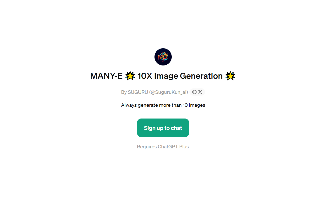 MANY-E 🌟 10X Image Generation 🌟 - Create More Images