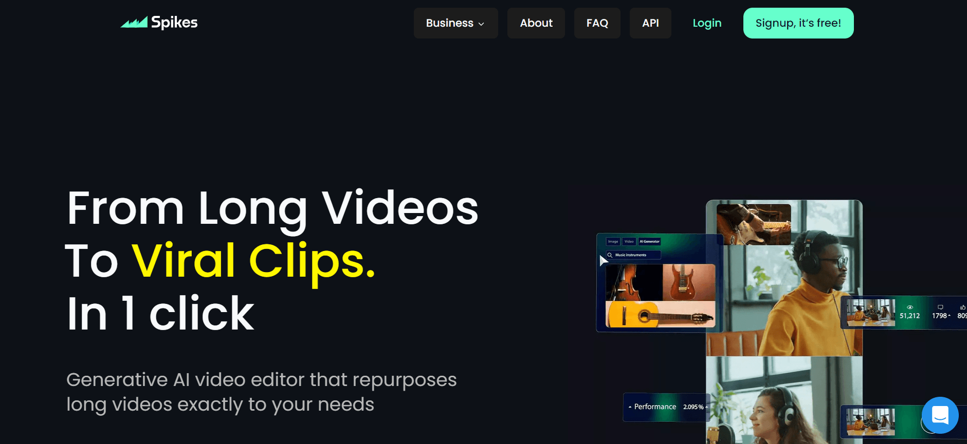 Spikes Studio - Unlock Viral Potential with This AI Clip Maker for Social Media