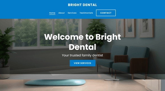 Dentist website design