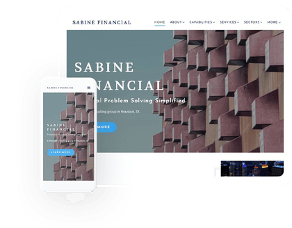 Web design for financial advisors