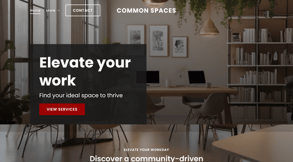 Coworking company website