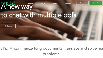 Pizi - AI for Multiple PDFs, Math, and Legal Docs