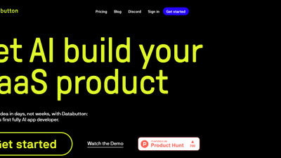 Databutton - Build Your SaaS Products with AI