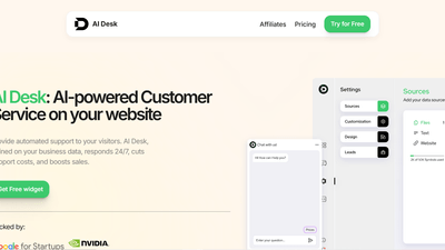 AI Desk - Power Up Your Website with AI-Powered Support