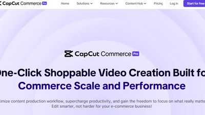 CapCut Commerce Pro - Generate AI Video Ads in 1 Click and Boost Sales 