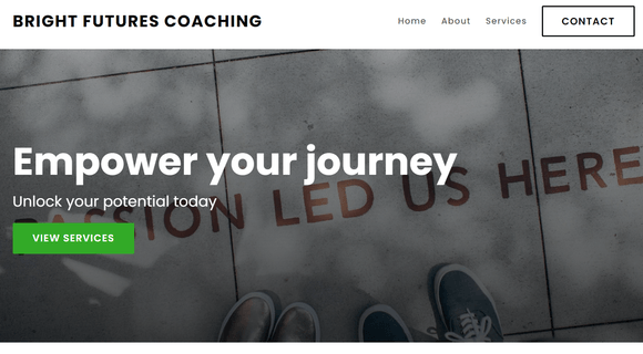 Life coach website