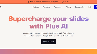  Plus AI - Generate Presentations Powered by AI 