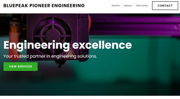 Engineering firm website