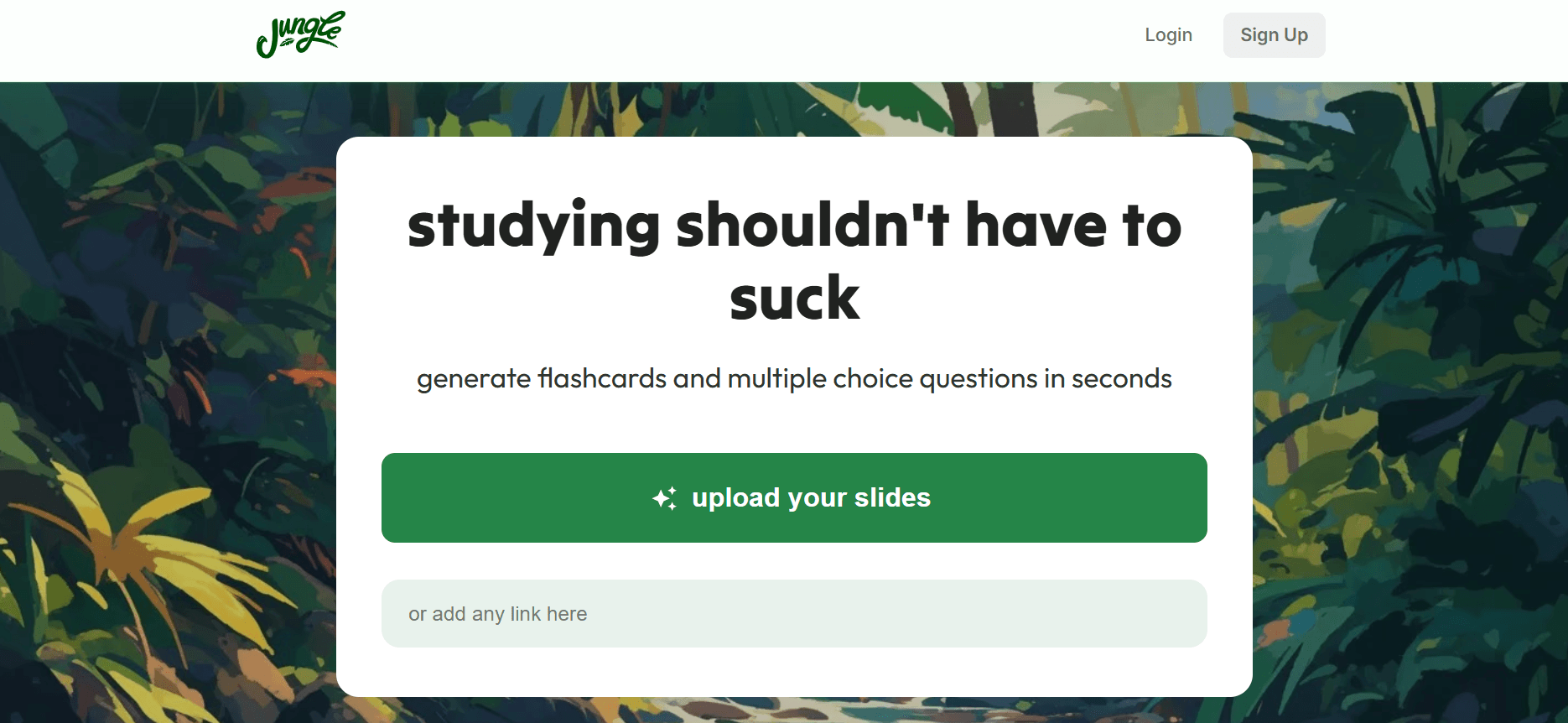 Jungle - Create Smart Flashcards That Aid in Learning