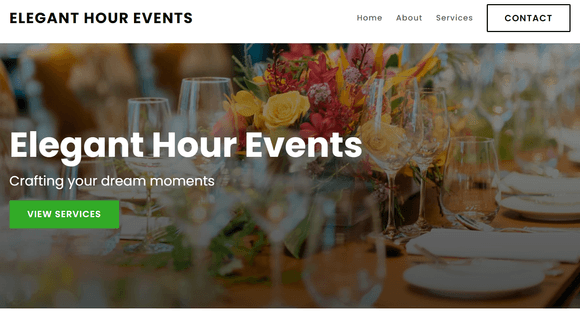 Event planner website