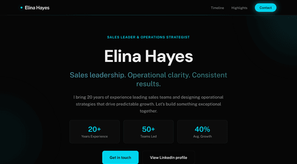 Website with animations