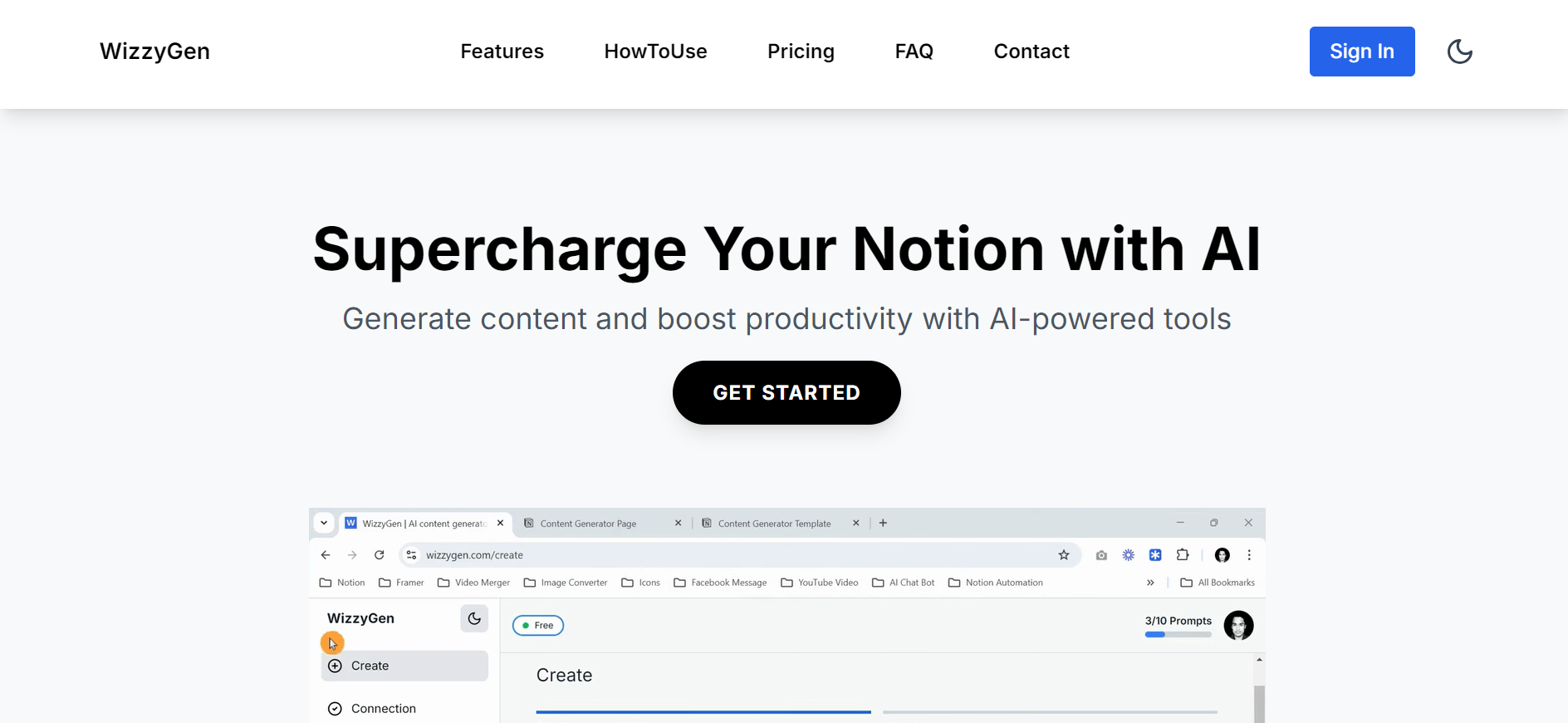 WizzyGen - Generate Content for Notion to Level Up Your Workflow