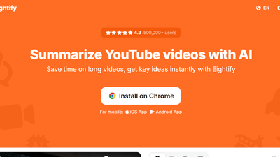 Eightify - AI-Powered Cliff Notes for YouTube