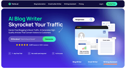 Texta - AI Blog Writer and Article Idea Generator