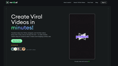  revid.ai - Generate Viral Videos for Your Social Pages