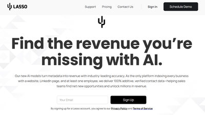  Lasso AI - Unlock Hidden Revenue and Find Your Missing Leads 