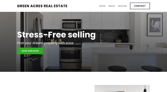 Real estate website