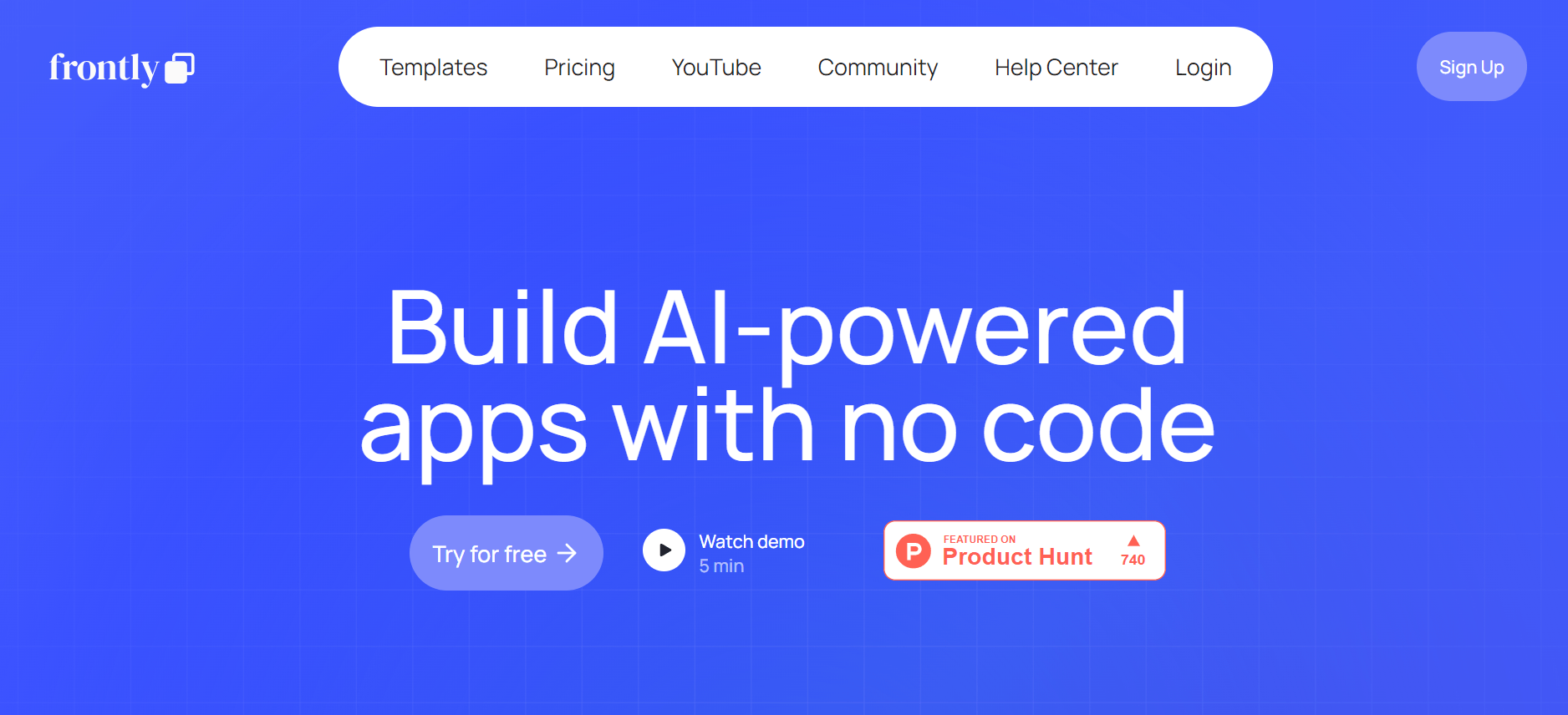 Frontly - AI-Powered App Builder 