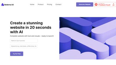 Butternut AI - AI Builder for SEO-Optimized Websites