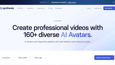 Expressive AI Avatars (Synthesia) - Realistic AI Avatars for Your Videos