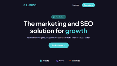 Luthor AI - Your AI Marketing and SEO Solution for Growth