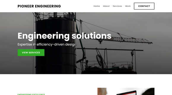 Engineering firm website