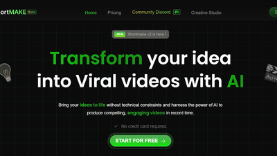  ShortMake - Your Shortcut to Amazing Videos