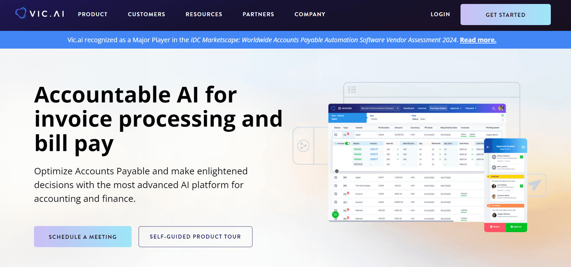 Vic.ai - Automated Invoice and Bill Payments Processing