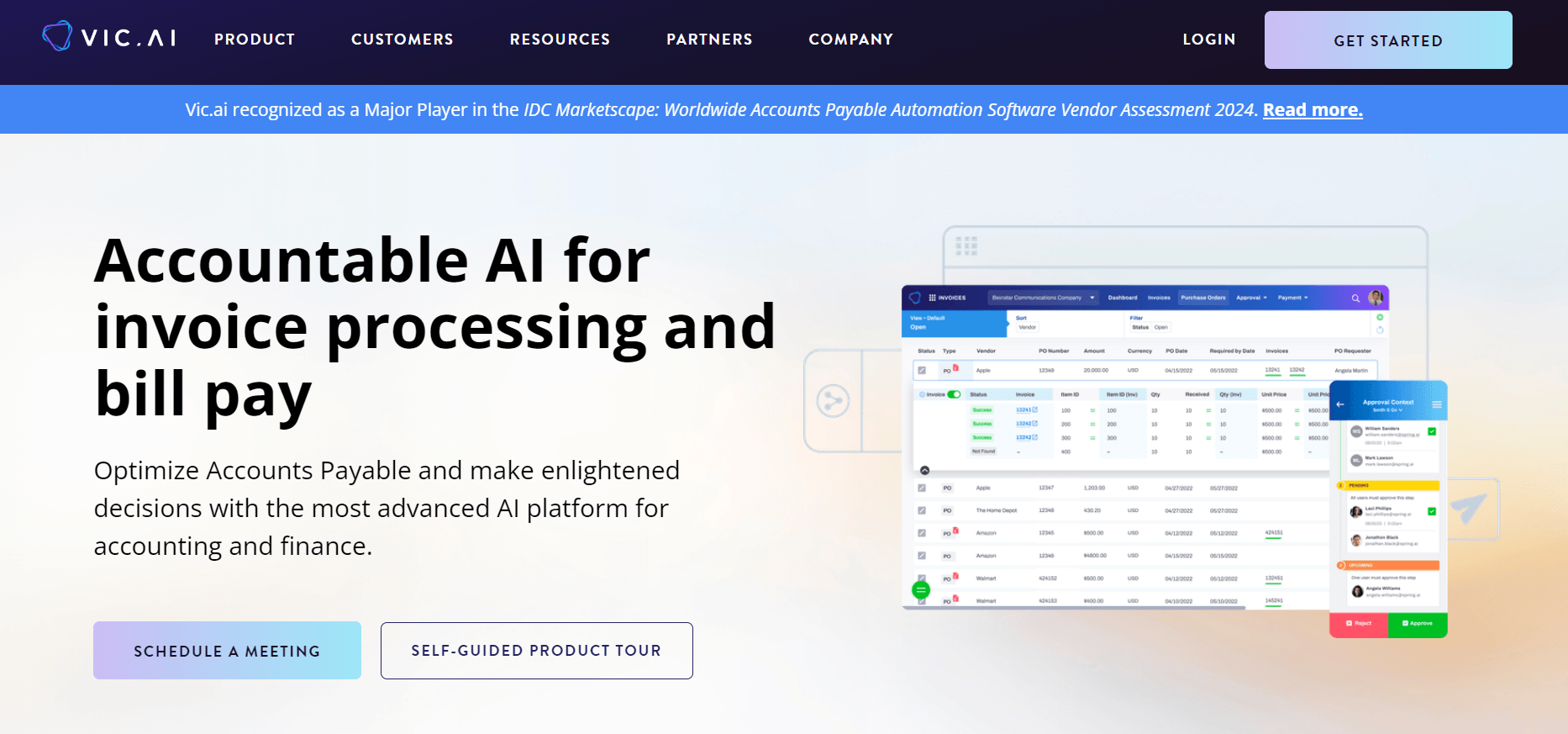 Vic.ai - Automated Invoice and Bill Payments Processing