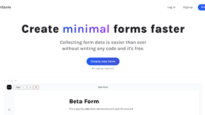 Minform - Quick and Easy Online Form Builder