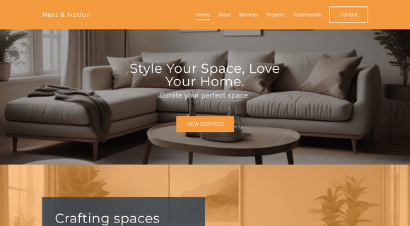 Home stylist website