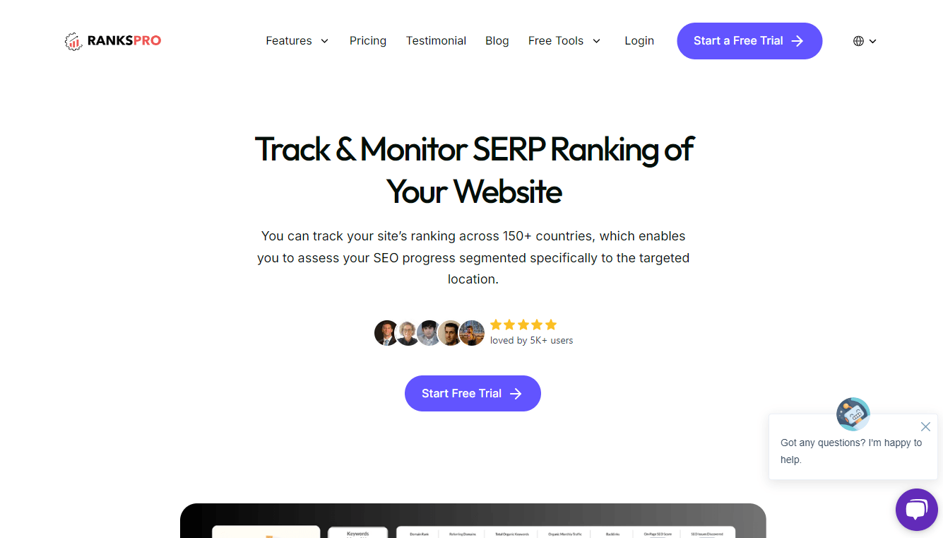 RanksPro.io - The Ultimate SEO Rank Tracking Tool