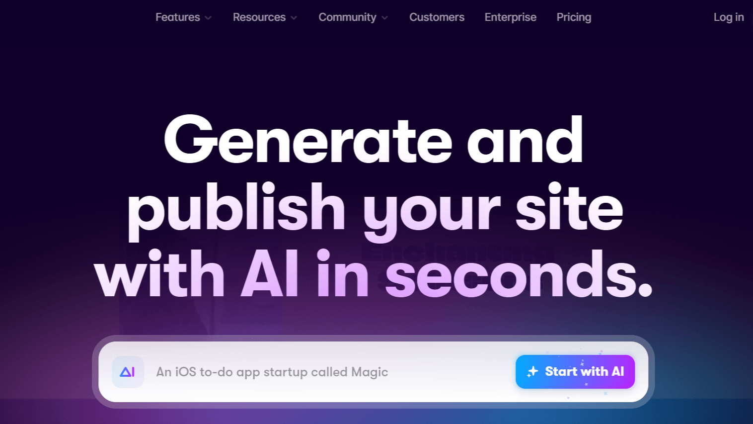 Framer AI - Publish Your Next Website Within Seconds